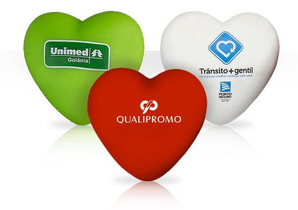 Na Falconi Brindes você encontra Coração Anti-stress Personalizado e diversas opções promocionais de brindes personalizados, e também brindes de luxo.